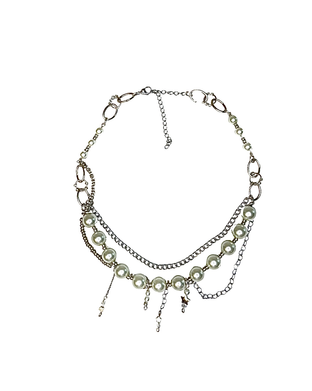 Ivory Halo Pearl Necklace